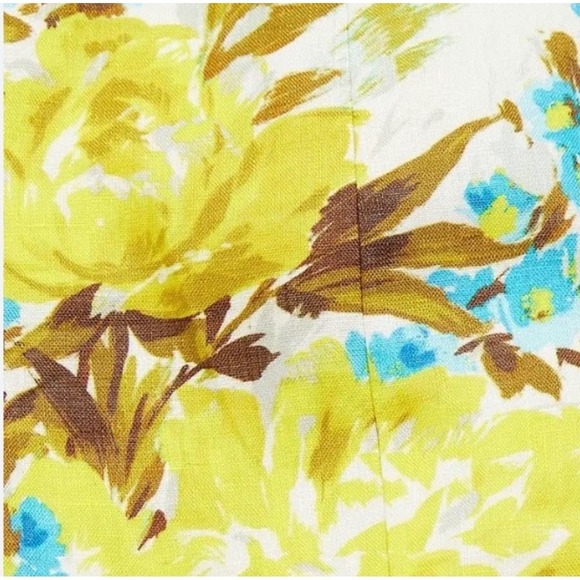 Zimmermann Halcyon Belted Floral Linen Dress US 4 Resort Luxury🌼 - Picture 6 of 13